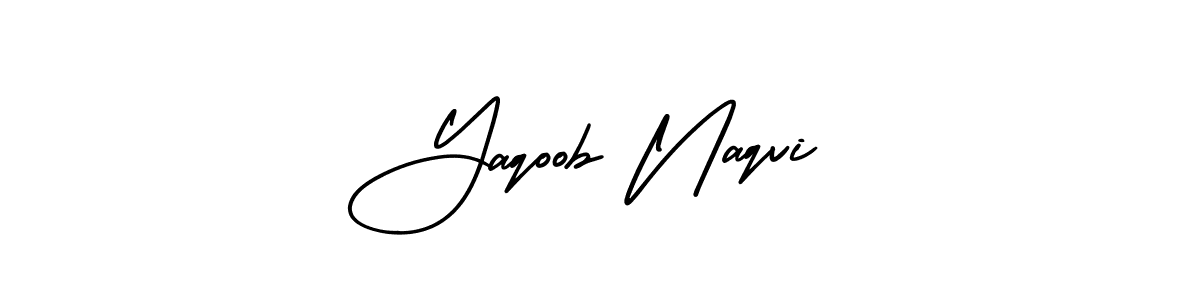 It looks lik you need a new signature style for name Yaqoob Naqvi. Design unique handwritten (AmerikaSignatureDemo-Regular) signature with our free signature maker in just a few clicks. Yaqoob Naqvi signature style 3 images and pictures png