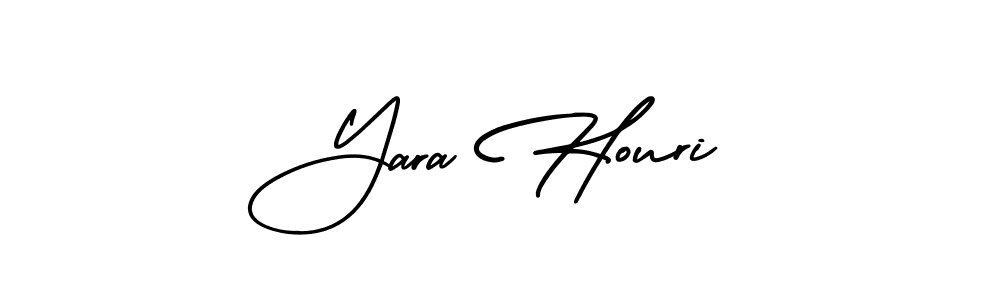 How to make Yara Houri signature? AmerikaSignatureDemo-Regular is a professional autograph style. Create handwritten signature for Yara Houri name. Yara Houri signature style 3 images and pictures png