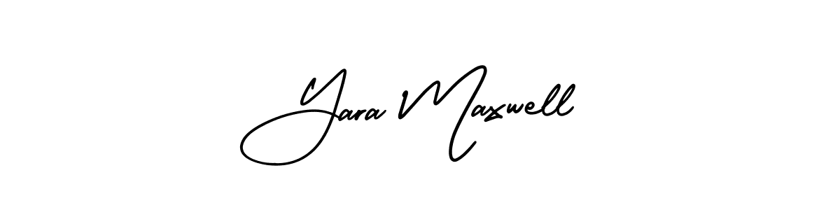 Use a signature maker to create a handwritten signature online. With this signature software, you can design (AmerikaSignatureDemo-Regular) your own signature for name Yara Maxwell. Yara Maxwell signature style 3 images and pictures png