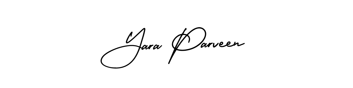 Also we have Yara Parveen name is the best signature style. Create professional handwritten signature collection using AmerikaSignatureDemo-Regular autograph style. Yara Parveen signature style 3 images and pictures png