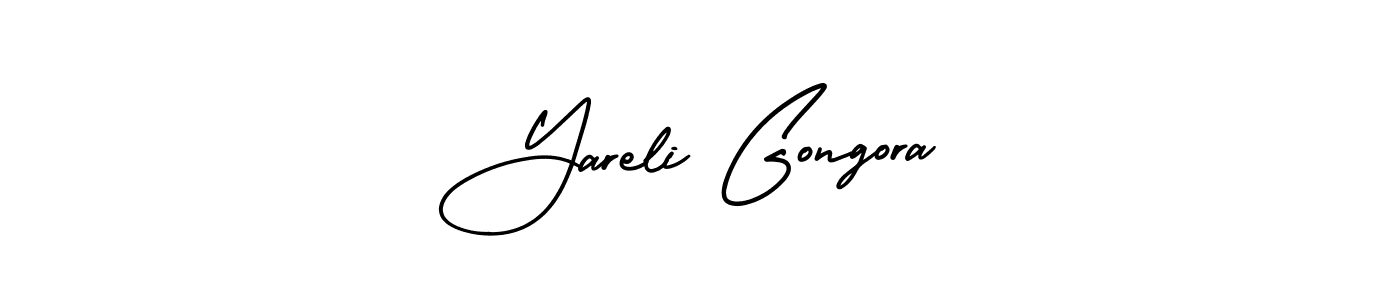 Best and Professional Signature Style for Yareli Gongora. AmerikaSignatureDemo-Regular Best Signature Style Collection. Yareli Gongora signature style 3 images and pictures png