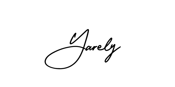 Yarely stylish signature style. Best Handwritten Sign (AmerikaSignatureDemo-Regular) for my name. Handwritten Signature Collection Ideas for my name Yarely. Yarely signature style 3 images and pictures png