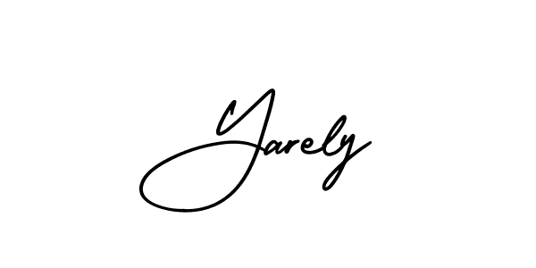 Yarely stylish signature style. Best Handwritten Sign (AmerikaSignatureDemo-Regular) for my name. Handwritten Signature Collection Ideas for my name Yarely. Yarely signature style 3 images and pictures png