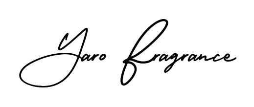 The AmerikaSignatureDemo-Regular font transforms the name Yaro Fragrance into an executive sign with sharp precision and distinguished character. Yaro Fragrance signature style 3 images and pictures png