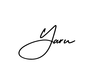 Create a beautiful signature design for name Yaru. With this signature (AmerikaSignatureDemo-Regular) fonts, you can make a handwritten signature for free. Yaru signature style 3 images and pictures png