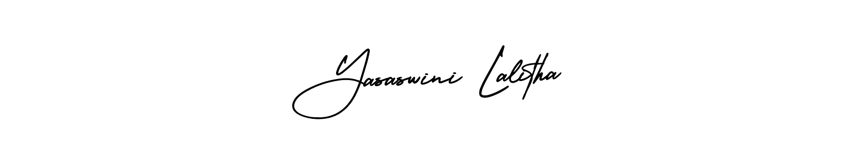 You can use this online signature creator to create a handwritten signature for the name Yasaswini Lalitha. This is the best online autograph maker. Yasaswini Lalitha signature style 3 images and pictures png