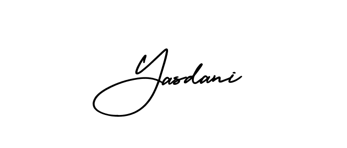 Best and Professional Signature Style for Yasdani. AmerikaSignatureDemo-Regular Best Signature Style Collection. Yasdani signature style 3 images and pictures png