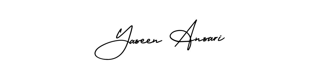 You can use this online signature creator to create a handwritten signature for the name Yaseen Ansari. This is the best online autograph maker. Yaseen Ansari signature style 3 images and pictures png