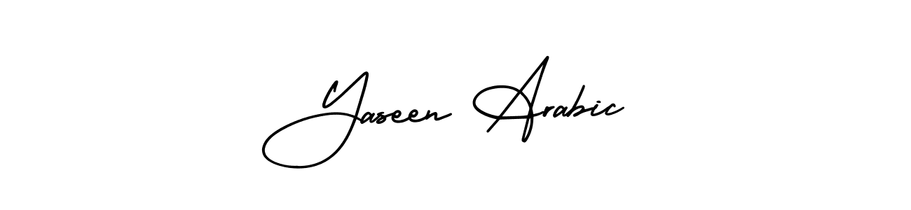 How to make Yaseen Arabic signature? AmerikaSignatureDemo-Regular is a professional autograph style. Create handwritten signature for Yaseen Arabic name. Yaseen Arabic signature style 3 images and pictures png