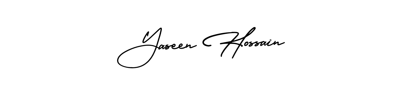Best and Professional Signature Style for Yaseen Hossain. AmerikaSignatureDemo-Regular Best Signature Style Collection. Yaseen Hossain signature style 3 images and pictures png
