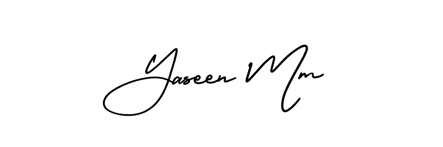 Also we have Yaseen Mm name is the best signature style. Create professional handwritten signature collection using AmerikaSignatureDemo-Regular autograph style. Yaseen Mm signature style 3 images and pictures png