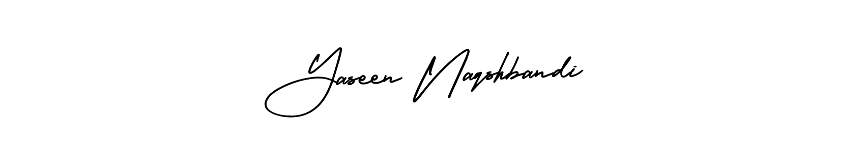 Use a signature maker to create a handwritten signature online. With this signature software, you can design (AmerikaSignatureDemo-Regular) your own signature for name Yaseen Naqshbandi. Yaseen Naqshbandi signature style 3 images and pictures png