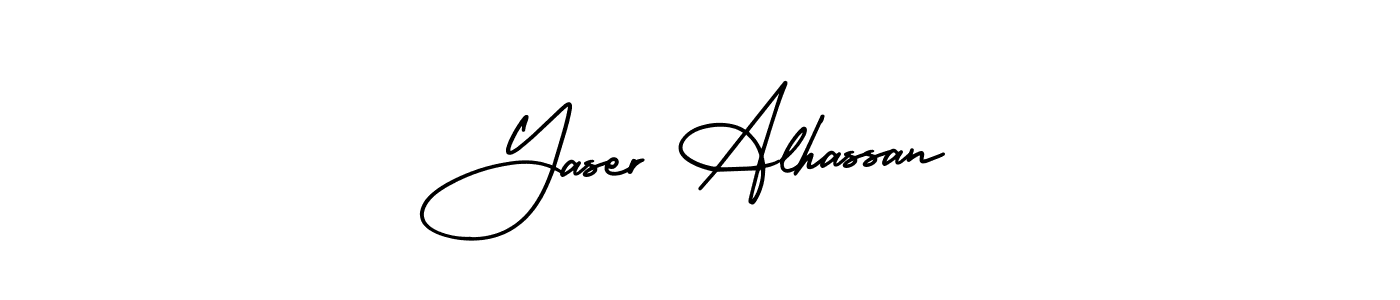 AmerikaSignatureDemo-Regular is a professional signature style that is perfect for those who want to add a touch of class to their signature. It is also a great choice for those who want to make their signature more unique. Get Yaser Alhassan name to fancy signature for free. Yaser Alhassan signature style 3 images and pictures png