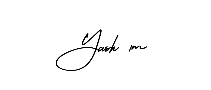 How to make Yash 1m signature? AmerikaSignatureDemo-Regular is a professional autograph style. Create handwritten signature for Yash 1m name. Yash 1m signature style 3 images and pictures png