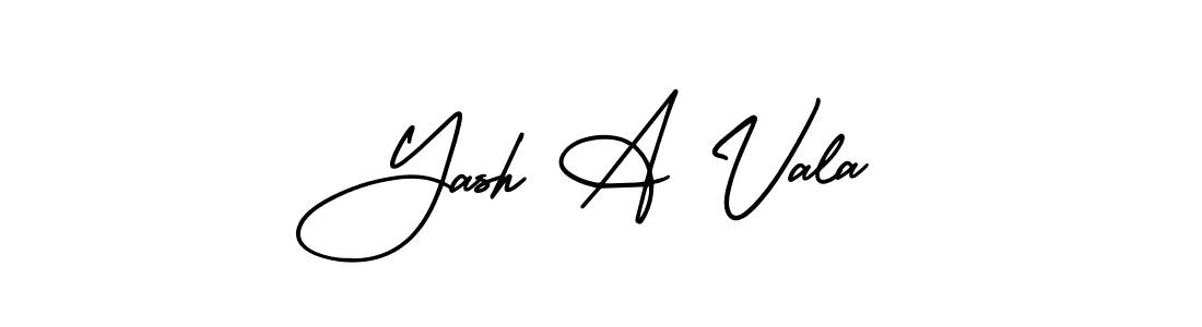 How to Draw Yash A Vala signature style? AmerikaSignatureDemo-Regular is a latest design signature styles for name Yash A Vala. Yash A Vala signature style 3 images and pictures png