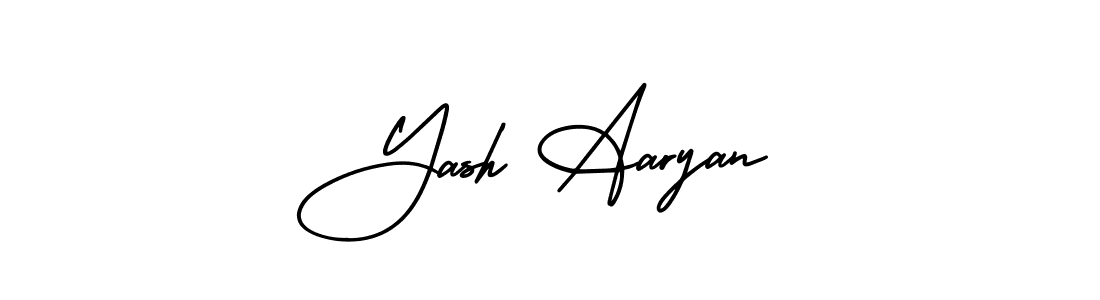 Make a beautiful signature design for name Yash Aaryan. With this signature (AmerikaSignatureDemo-Regular) style, you can create a handwritten signature for free. Yash Aaryan signature style 3 images and pictures png