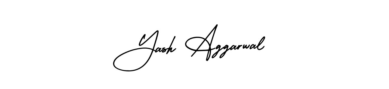 Make a beautiful signature design for name Yash Aggarwal. With this signature (AmerikaSignatureDemo-Regular) style, you can create a handwritten signature for free. Yash Aggarwal signature style 3 images and pictures png