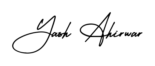 Create an unforgettable impression when signing with Yash Ahirwar name styled in AmerikaSignatureDemo-Regular typography. 100% free online generator. Yash Ahirwar signature style 3 images and pictures png