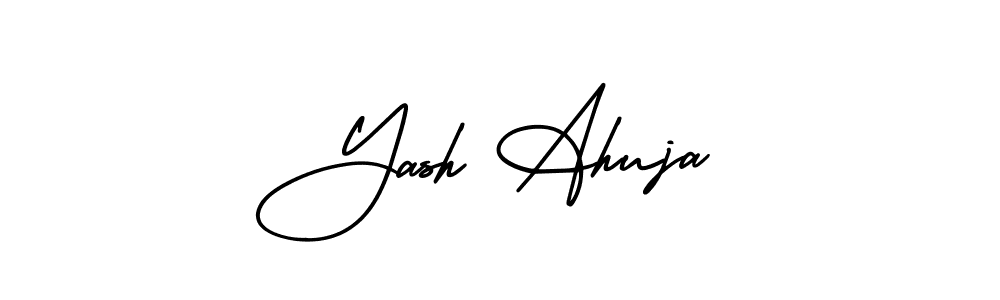 Create a beautiful signature design for name Yash Ahuja. With this signature (AmerikaSignatureDemo-Regular) fonts, you can make a handwritten signature for free. Yash Ahuja signature style 3 images and pictures png