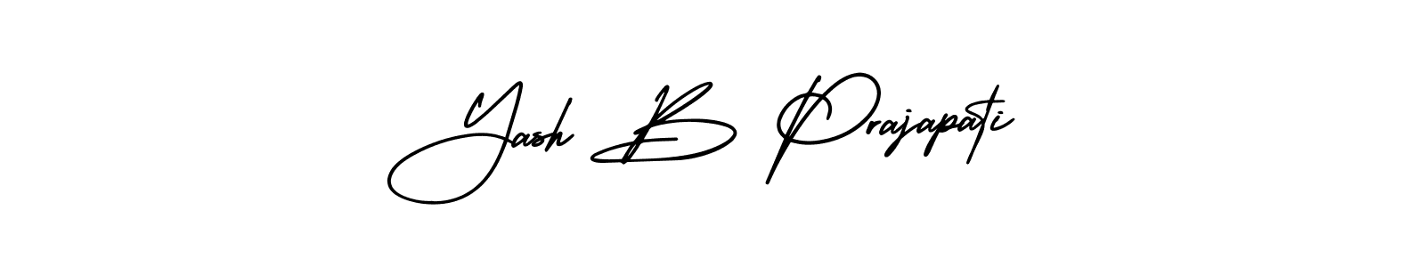 if you are searching for the best signature style for your name Yash B Prajapati. so please give up your signature search. here we have designed multiple signature styles  using AmerikaSignatureDemo-Regular. Yash B Prajapati signature style 3 images and pictures png