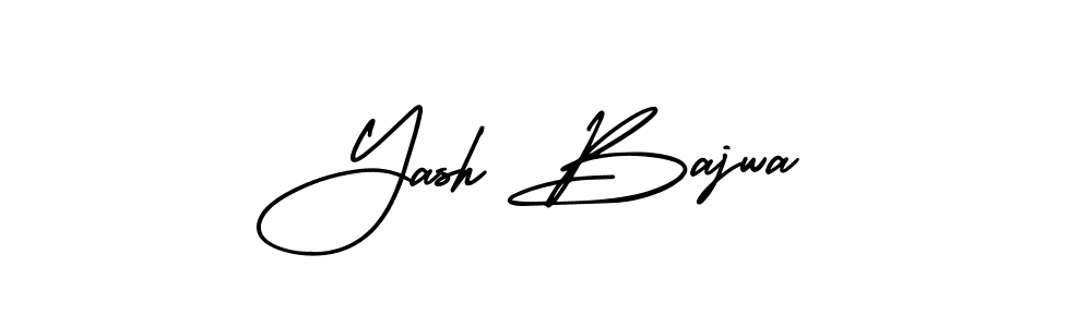 Make a short Yash Bajwa signature style. Manage your documents anywhere anytime using AmerikaSignatureDemo-Regular. Create and add eSignatures, submit forms, share and send files easily. Yash Bajwa signature style 3 images and pictures png