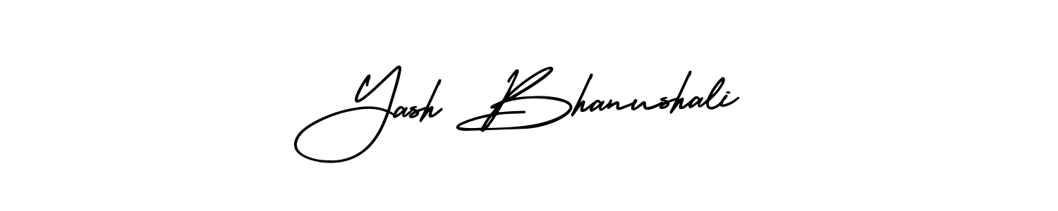 How to Draw Yash Bhanushali signature style? AmerikaSignatureDemo-Regular is a latest design signature styles for name Yash Bhanushali. Yash Bhanushali signature style 3 images and pictures png