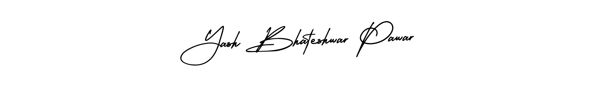 Make a short Yash Bhateshwar Pawar signature style. Manage your documents anywhere anytime using AmerikaSignatureDemo-Regular. Create and add eSignatures, submit forms, share and send files easily. Yash Bhateshwar Pawar signature style 3 images and pictures png
