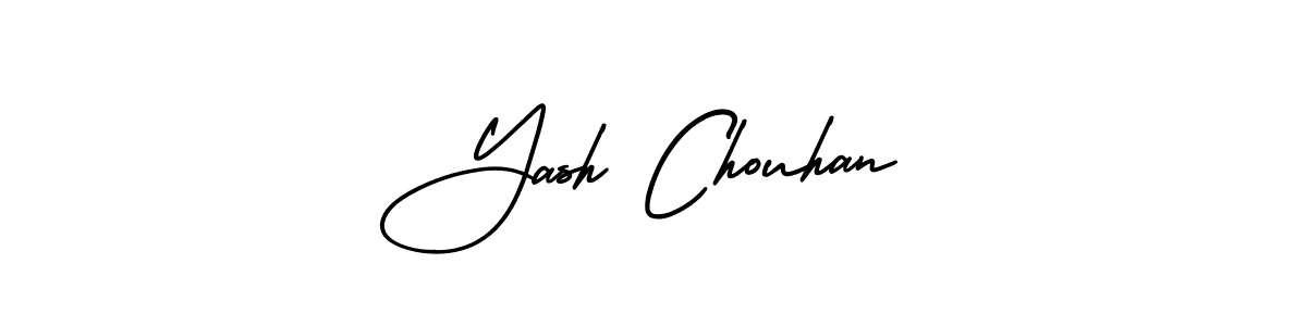 It looks lik you need a new signature style for name Yash Chouhan. Design unique handwritten (AmerikaSignatureDemo-Regular) signature with our free signature maker in just a few clicks. Yash Chouhan signature style 3 images and pictures png