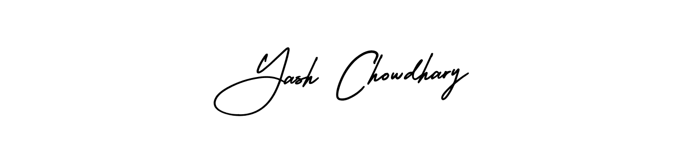 How to make Yash Chowdhary name signature. Use AmerikaSignatureDemo-Regular style for creating short signs online. This is the latest handwritten sign. Yash Chowdhary signature style 3 images and pictures png