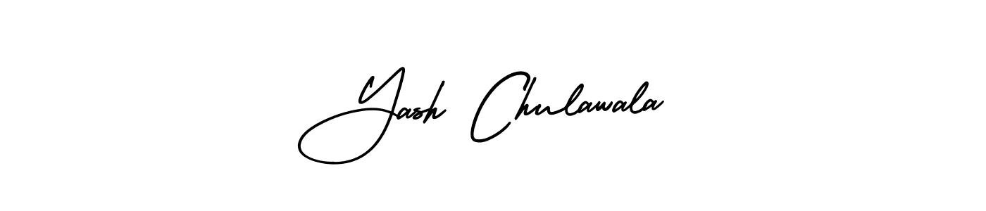 AmerikaSignatureDemo-Regular is a professional signature style that is perfect for those who want to add a touch of class to their signature. It is also a great choice for those who want to make their signature more unique. Get Yash Chulawala name to fancy signature for free. Yash Chulawala signature style 3 images and pictures png