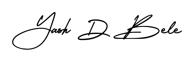Create a beautiful signature design for name Yash D Bele. With this signature (AmerikaSignatureDemo-Regular) fonts, you can make a handwritten signature for free. Yash D Bele signature style 3 images and pictures png