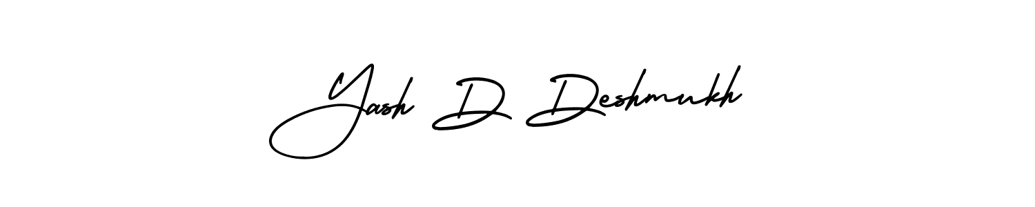 Best and Professional Signature Style for Yash D Deshmukh. AmerikaSignatureDemo-Regular Best Signature Style Collection. Yash D Deshmukh signature style 3 images and pictures png