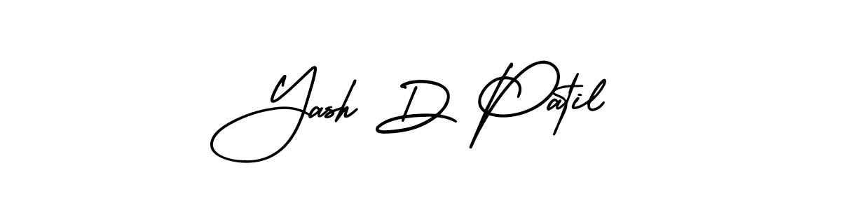 Create a beautiful signature design for name Yash D Patil. With this signature (AmerikaSignatureDemo-Regular) fonts, you can make a handwritten signature for free. Yash D Patil signature style 3 images and pictures png