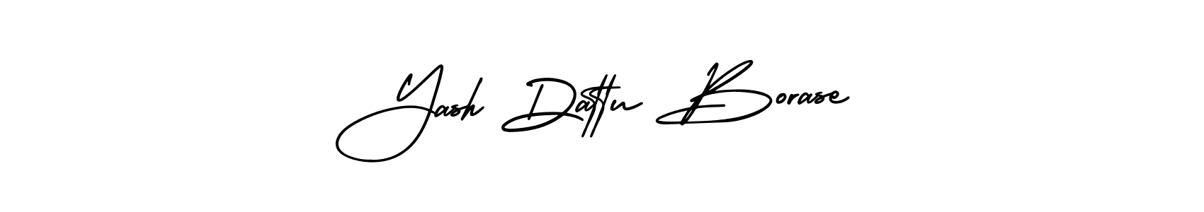 Use a signature maker to create a handwritten signature online. With this signature software, you can design (AmerikaSignatureDemo-Regular) your own signature for name Yash Dattu Borase. Yash Dattu Borase signature style 3 images and pictures png