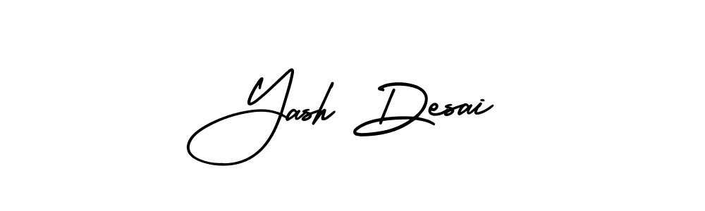 Also You can easily find your signature by using the search form. We will create Yash Desai name handwritten signature images for you free of cost using AmerikaSignatureDemo-Regular sign style. Yash Desai signature style 3 images and pictures png