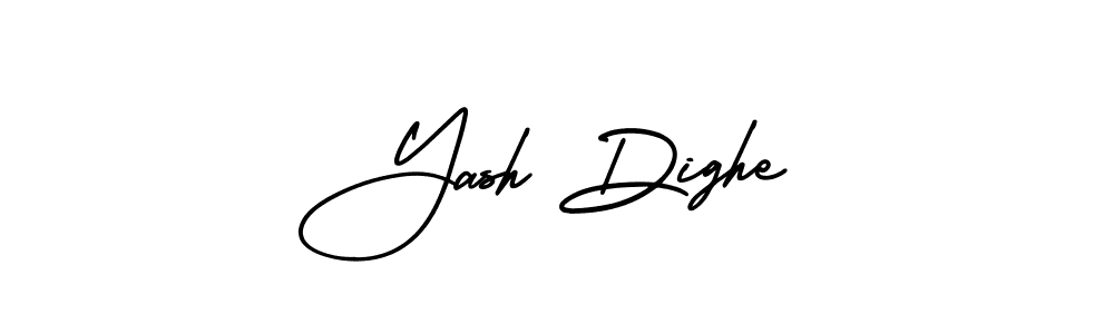 It looks lik you need a new signature style for name Yash Dighe. Design unique handwritten (AmerikaSignatureDemo-Regular) signature with our free signature maker in just a few clicks. Yash Dighe signature style 3 images and pictures png