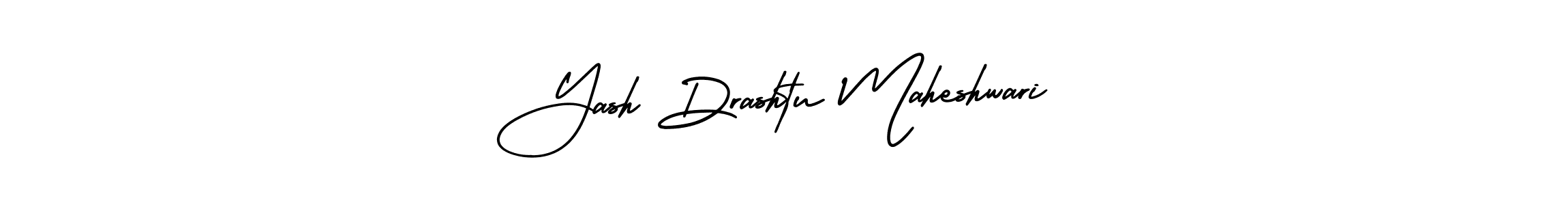 Make a beautiful signature design for name Yash Drashtu Maheshwari. Use this online signature maker to create a handwritten signature for free. Yash Drashtu Maheshwari signature style 3 images and pictures png