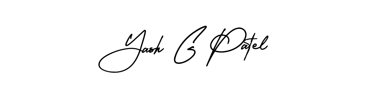 Make a short Yash G Patel signature style. Manage your documents anywhere anytime using AmerikaSignatureDemo-Regular. Create and add eSignatures, submit forms, share and send files easily. Yash G Patel signature style 3 images and pictures png