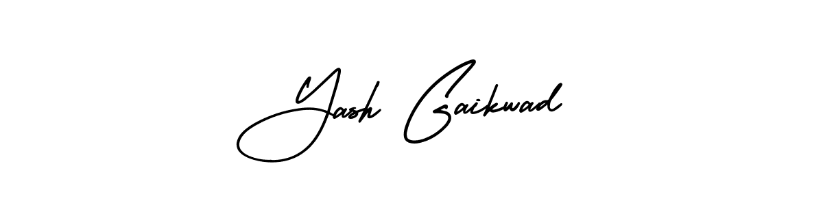 Use a signature maker to create a handwritten signature online. With this signature software, you can design (AmerikaSignatureDemo-Regular) your own signature for name Yash Gaikwad. Yash Gaikwad signature style 3 images and pictures png