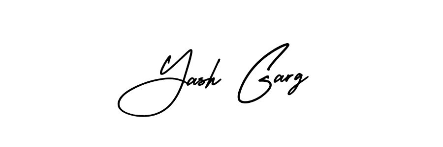 Design your own signature with our free online signature maker. With this signature software, you can create a handwritten (AmerikaSignatureDemo-Regular) signature for name Yash Garg. Yash Garg signature style 3 images and pictures png
