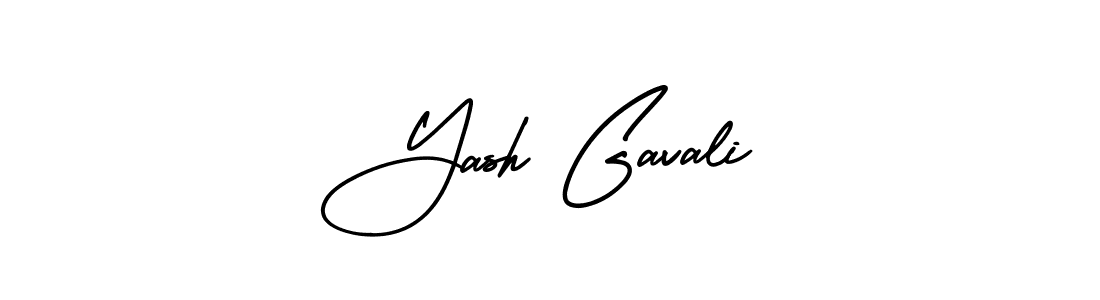 Similarly AmerikaSignatureDemo-Regular is the best handwritten signature design. Signature creator online .You can use it as an online autograph creator for name Yash Gavali. Yash Gavali signature style 3 images and pictures png