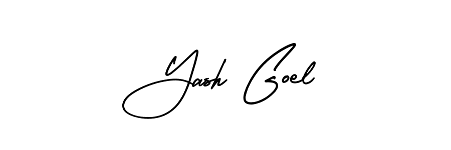 How to Draw Yash Goel signature style? AmerikaSignatureDemo-Regular is a latest design signature styles for name Yash Goel. Yash Goel signature style 3 images and pictures png