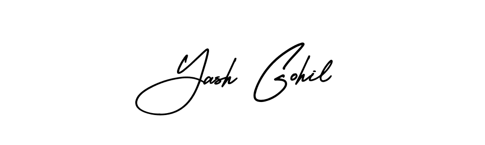 Also we have Yash Gohil name is the best signature style. Create professional handwritten signature collection using AmerikaSignatureDemo-Regular autograph style. Yash Gohil signature style 3 images and pictures png