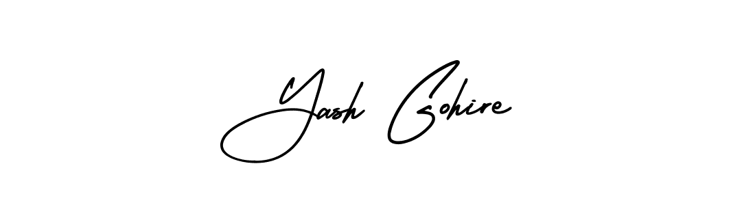 Here are the top 10 professional signature styles for the name Yash Gohire. These are the best autograph styles you can use for your name. Yash Gohire signature style 3 images and pictures png