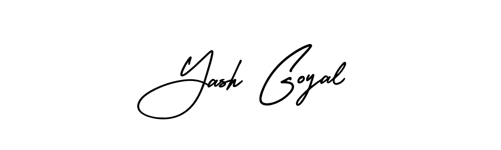 It looks lik you need a new signature style for name Yash Goyal. Design unique handwritten (AmerikaSignatureDemo-Regular) signature with our free signature maker in just a few clicks. Yash Goyal signature style 3 images and pictures png