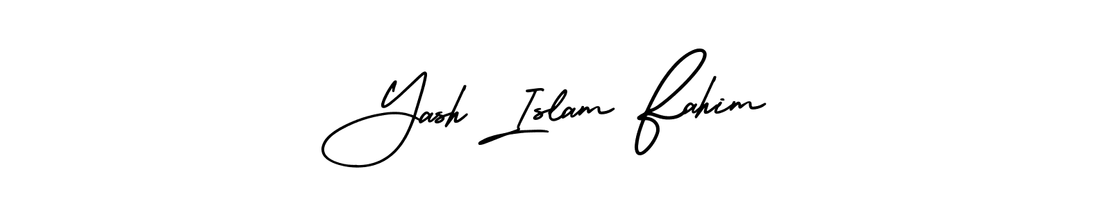 Also we have Yash Islam Fahim name is the best signature style. Create professional handwritten signature collection using AmerikaSignatureDemo-Regular autograph style. Yash Islam Fahim signature style 3 images and pictures png