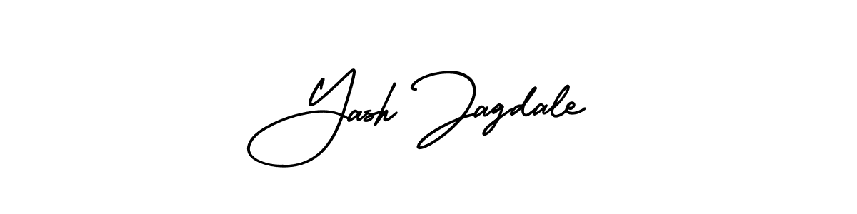 This is the best signature style for the Yash Jagdale name. Also you like these signature font (AmerikaSignatureDemo-Regular). Mix name signature. Yash Jagdale signature style 3 images and pictures png