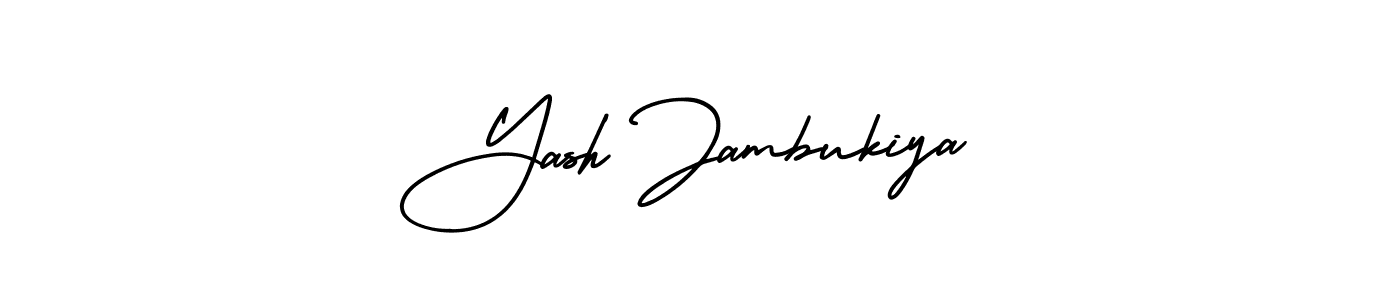 Create a beautiful signature design for name Yash Jambukiya. With this signature (AmerikaSignatureDemo-Regular) fonts, you can make a handwritten signature for free. Yash Jambukiya signature style 3 images and pictures png