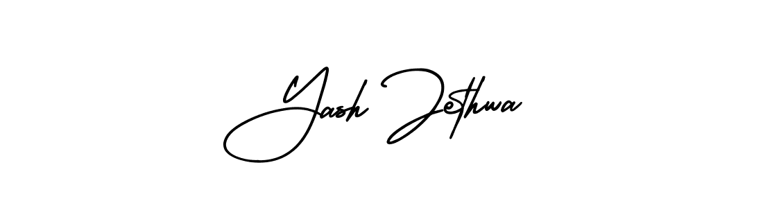 It looks lik you need a new signature style for name Yash Jethwa. Design unique handwritten (AmerikaSignatureDemo-Regular) signature with our free signature maker in just a few clicks. Yash Jethwa signature style 3 images and pictures png