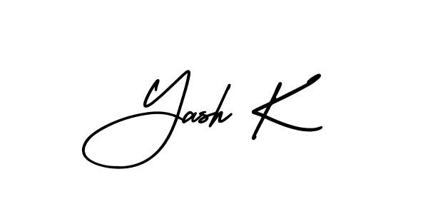 Here are the top 10 professional signature styles for the name Yash K. These are the best autograph styles you can use for your name. Yash K signature style 3 images and pictures png